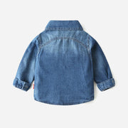 Boys Fashion Casual Denim Shirt