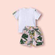 Toddler Boys Tropical Print Set